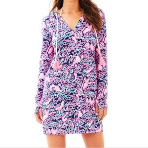 Lilly Pulitzer Rylie Hooded Lobsta Popover Dress